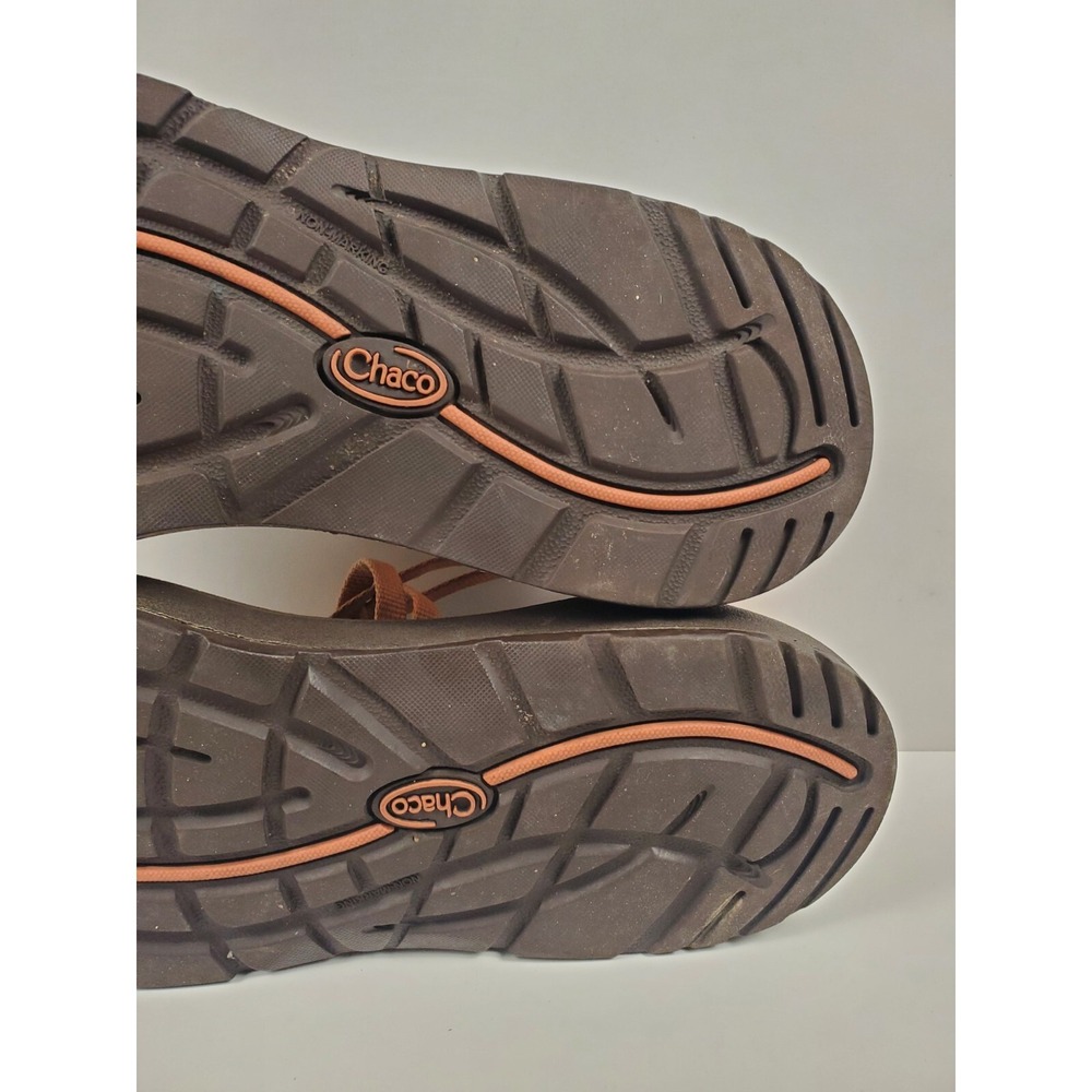 Chaco Z Cloud Sandals Womens 10 Orange Strappy Waterproof X2 Sport Hiking - Picture 9 of 10